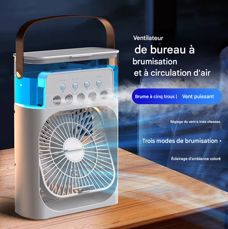 Ventilateur Humidificateur Brumisateur Portable
