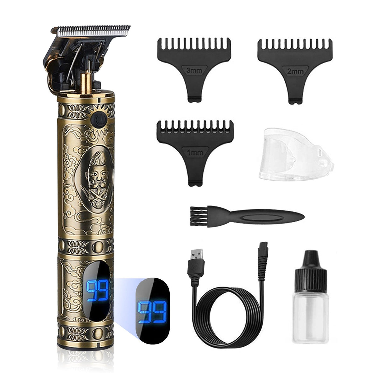 Tondeuse Professionnelle Kamel Pro™, Puissance, Précision et Style