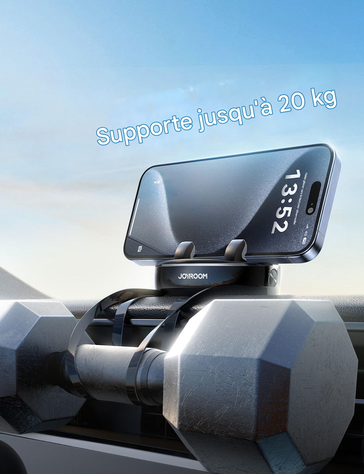 Support Téléphonique Voiture JOYROOM – Rotation 360° Auto-Lock