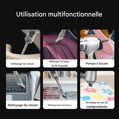 Mini Aspirateur Portable – Compact, Puissant et Sans Fil
