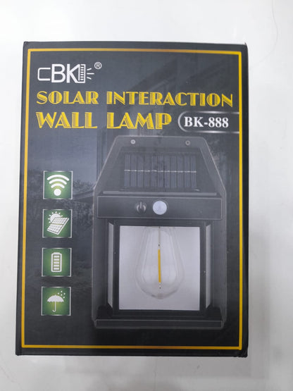 Lampe Murale Solaire Extérieure – Détection de Mouvement Automatique