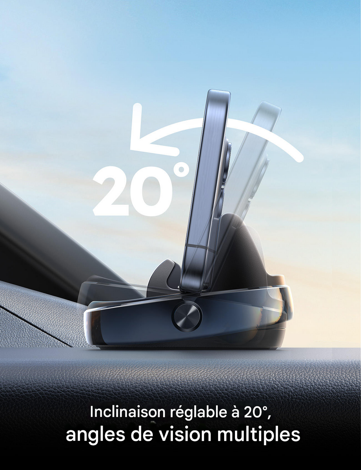 Support Téléphonique Voiture JOYROOM – Rotation 360° Auto-Lock