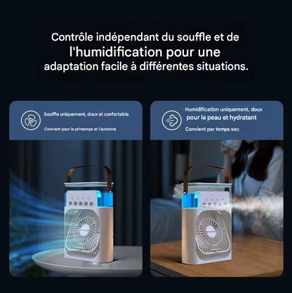 Ventilateur Humidificateur Brumisateur Portable
